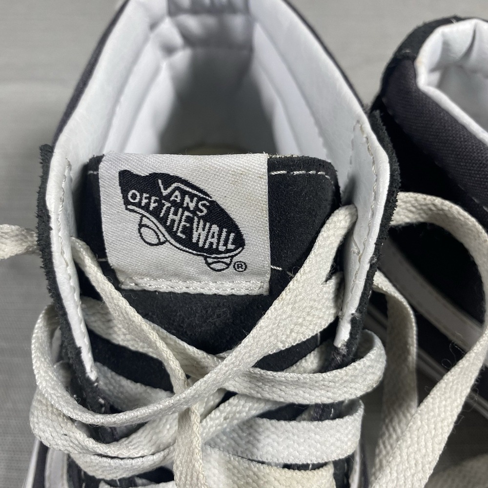 Vans Off The Wall SK8 High Black/ White Size Men's 5.5/ Women's 7 - Picture 2 of 6